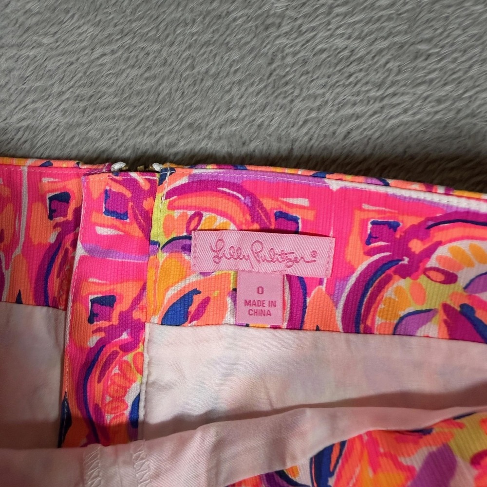Lilly Pulitzer Marigold Skort Womens 0 Pink‎ Mini Pink Fusion 23550 Vacation - Picture 2 of 10